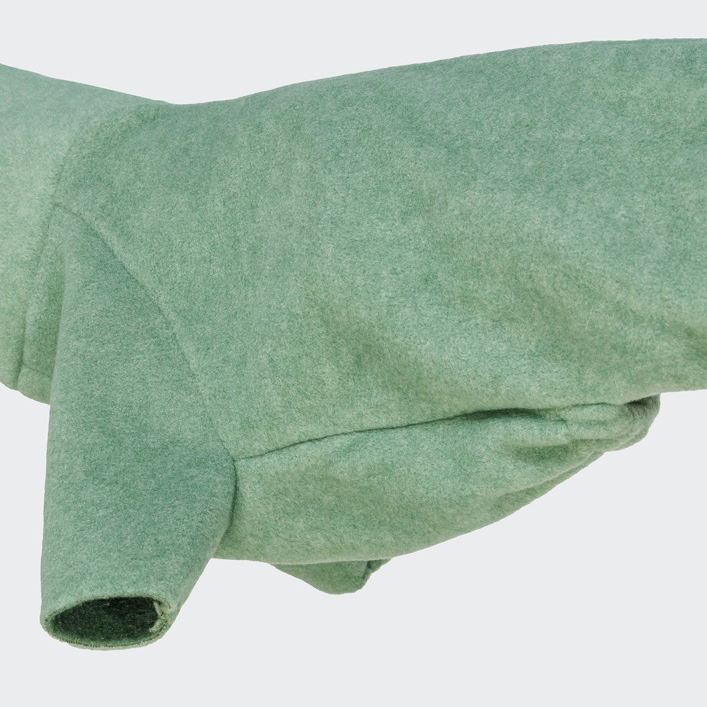 Cozy Dachshund Fleece Sweater - Cornwall Dusty Green