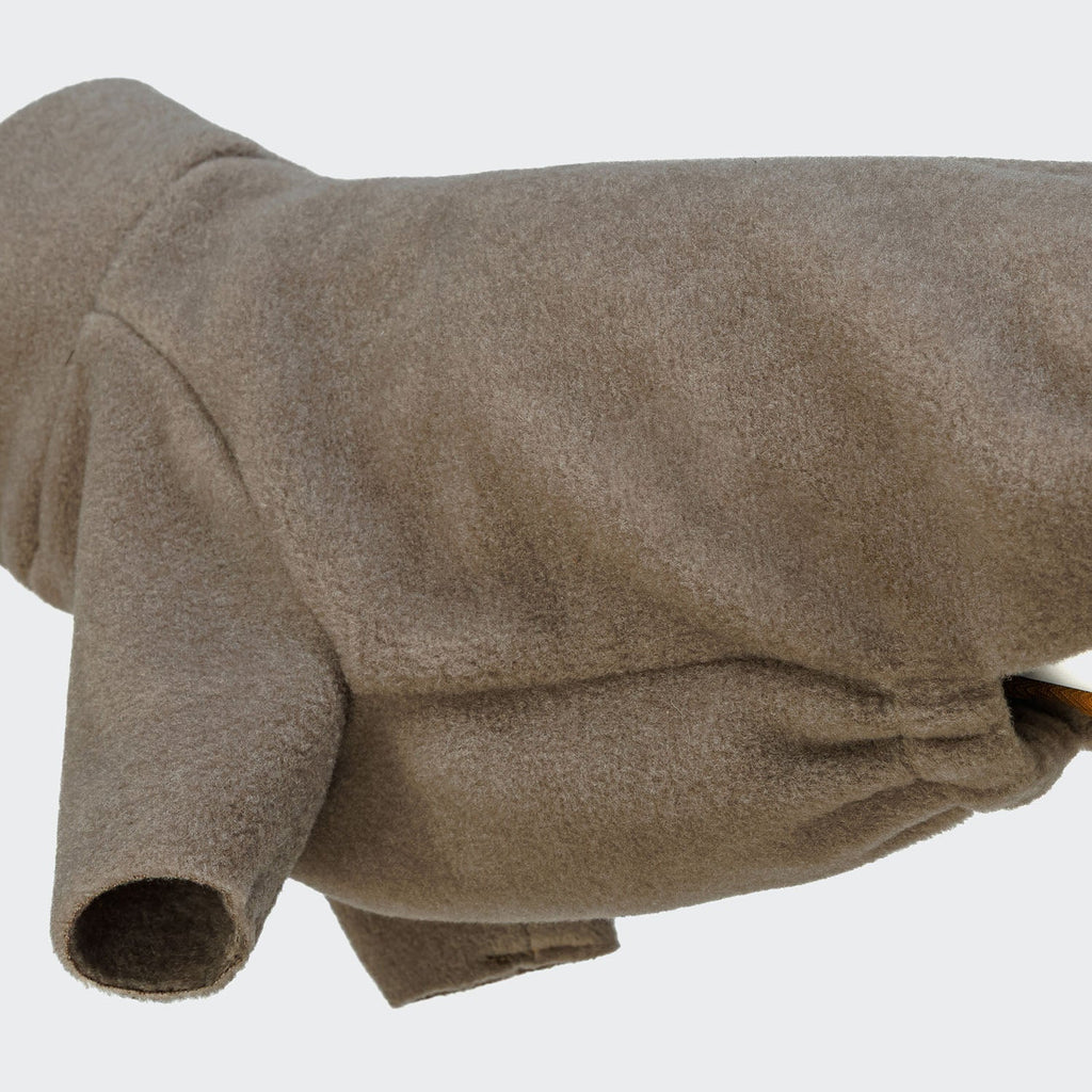 Cozy Dachshund Fleece Sweater in Cornwall Toffee