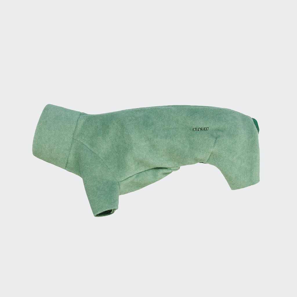 Cozy Dachshund Fleece Sweater - Cornwall Dusty Green