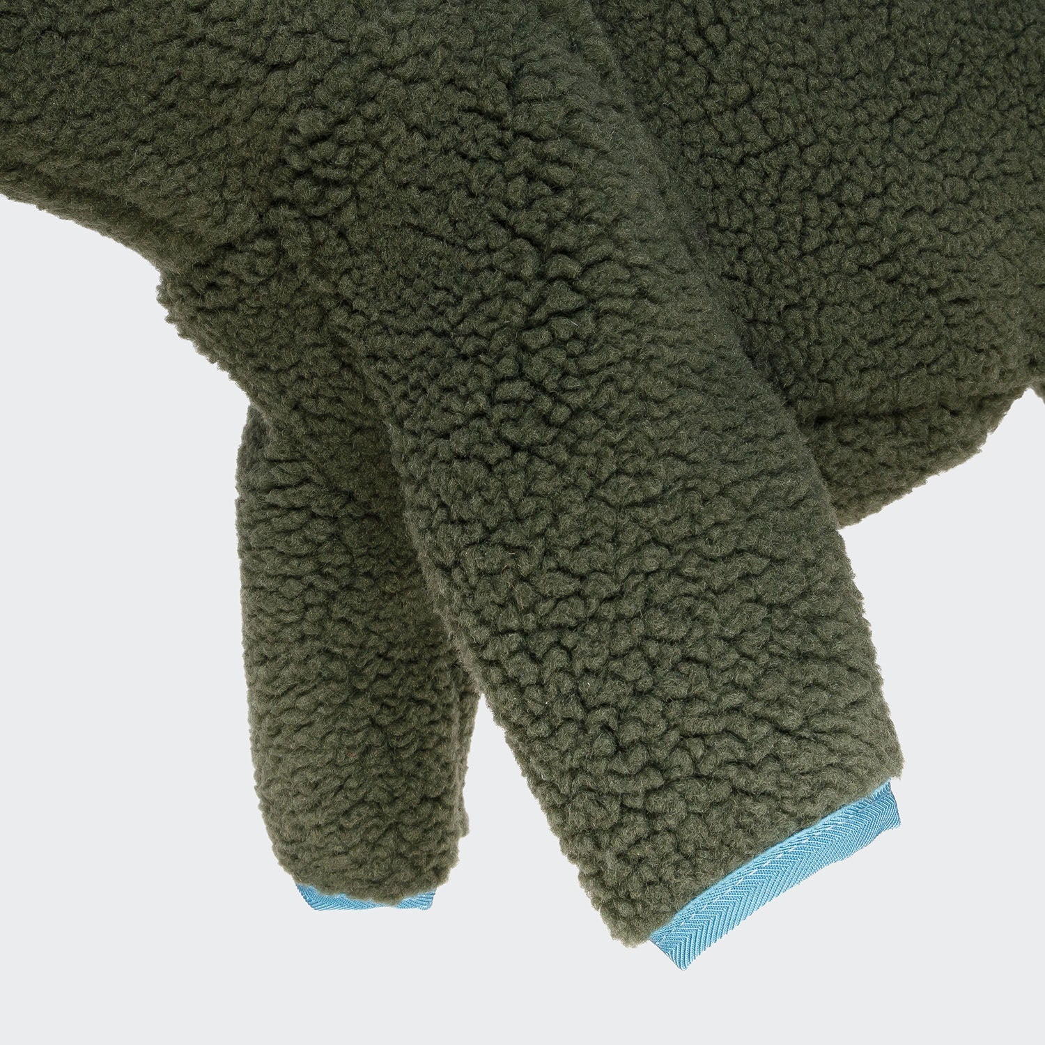 Cozy Italian Greyhound Knit Sweater in Cornwall Teddy Olive
