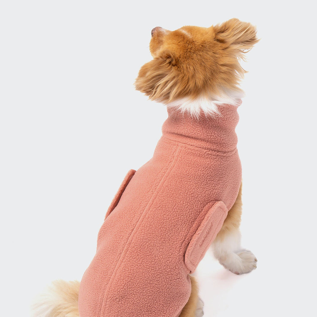 Derby 2.0 Fleece Dog Sweater – Faded Rose