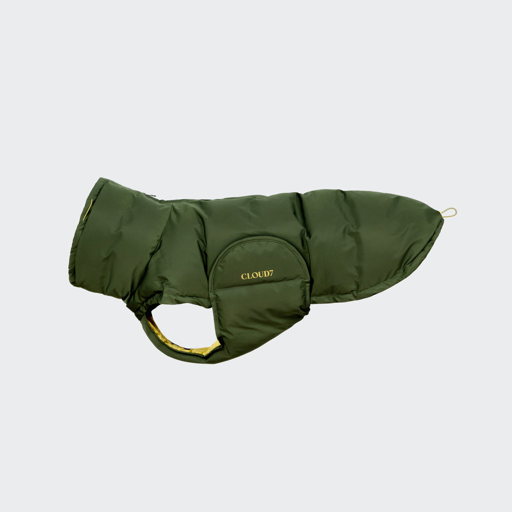 Alaska PRO Olive Dog Coat – Premium Winter Jacket for Dogs
