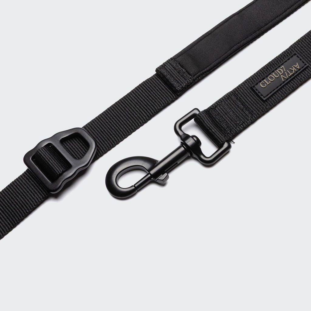 L-2 Jogging-Leash AKTIV Black – Lightweight, durable jogging leash for active dogs