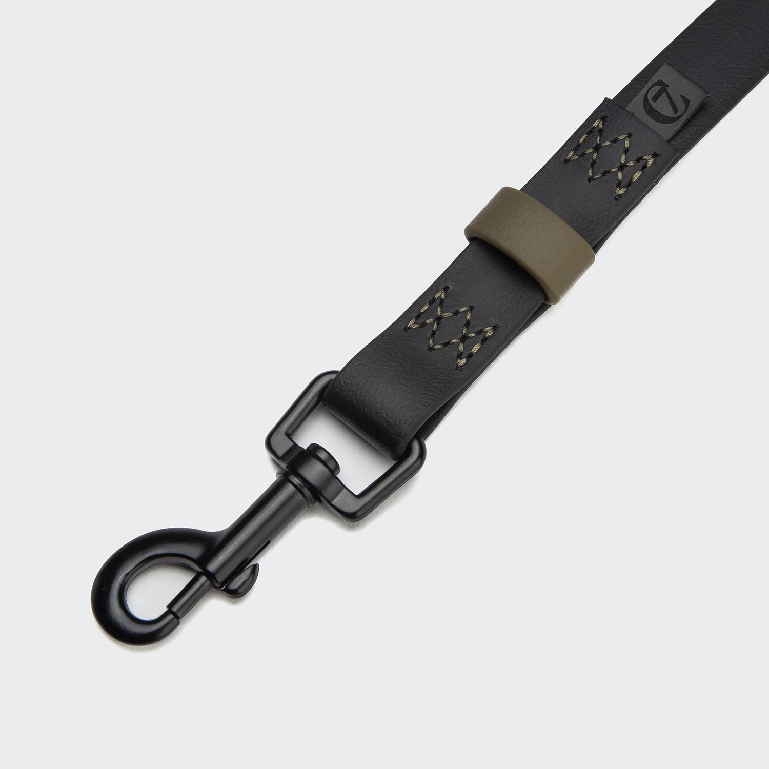 BioThane Ipanema Long-Line Dog Leash – Black-Olive