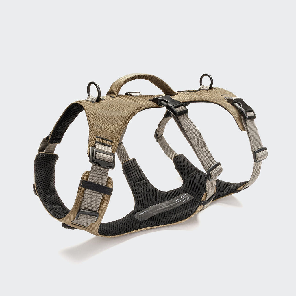 Y Safety Harness AKTIV – Khaki/Grey, All-Day Comfort