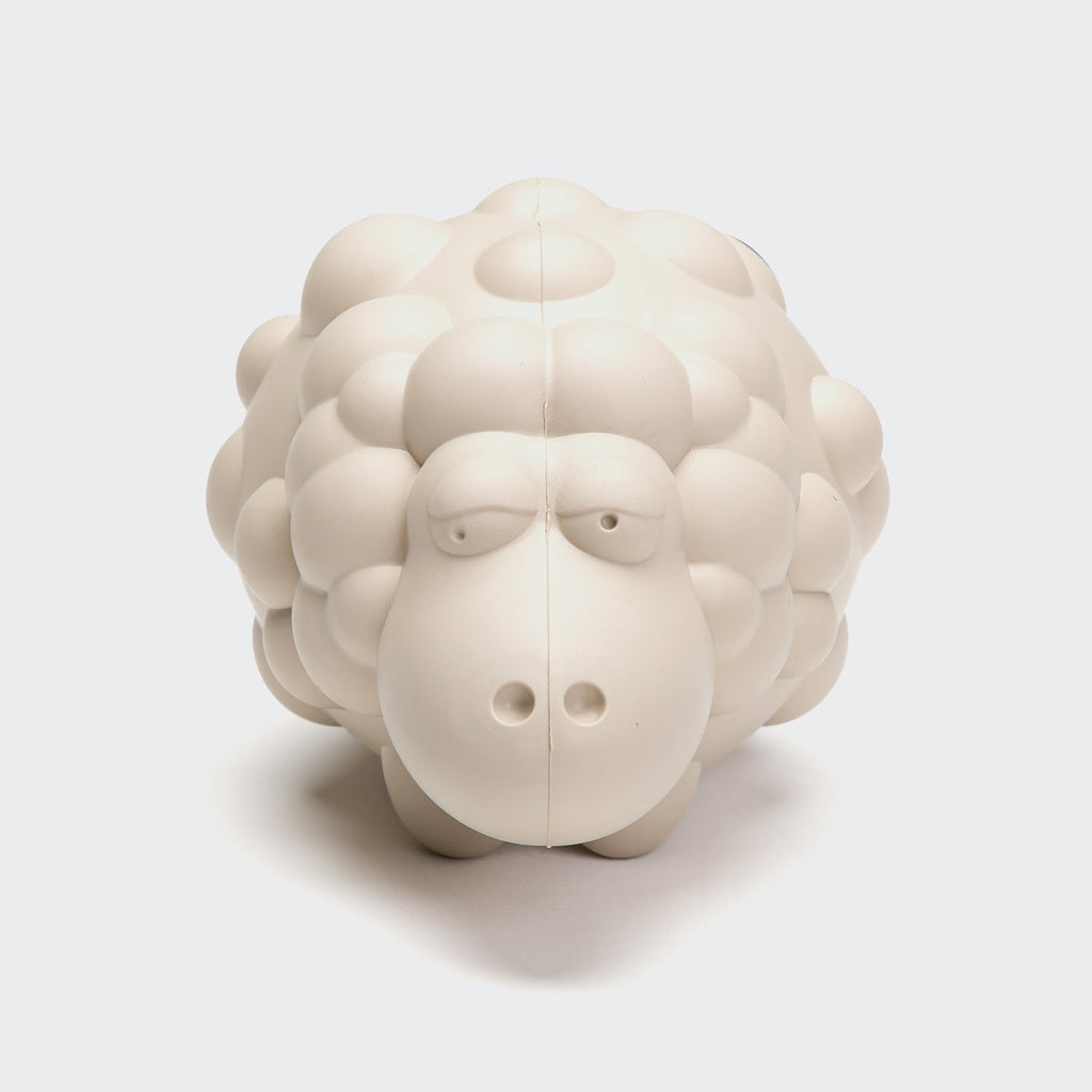 Meryl Off-White Chew & Fetch Sheep Toy — Durable Dog Toy for Chewing and Fetch