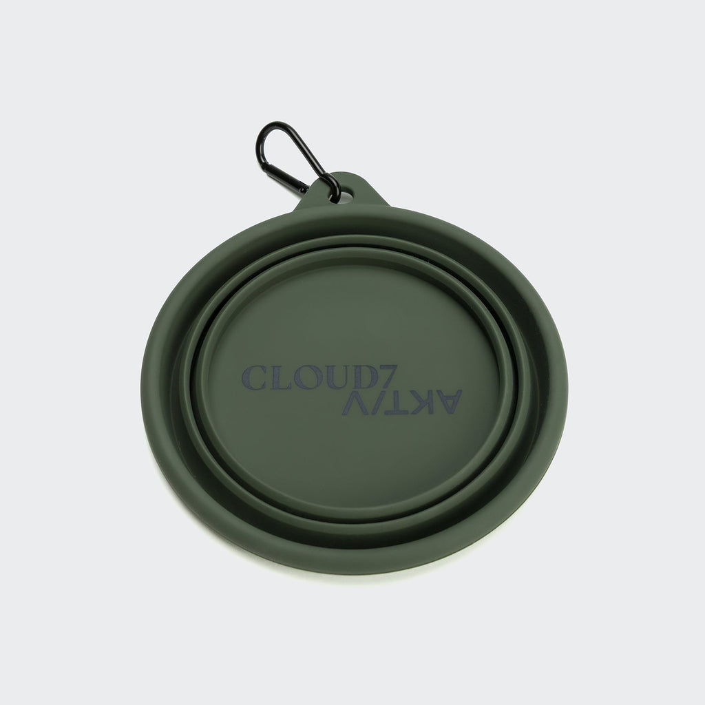 AKTIV Foldable Travel Bowl – Dark Olive, Portable & Lightweight