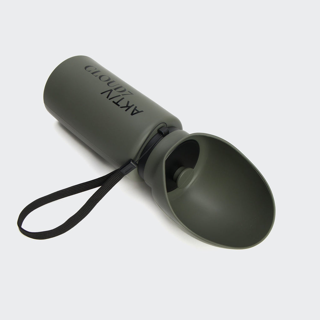 AKTIV Dark Olive Drinking Bottle for Dogs