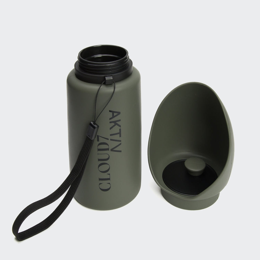 AKTIV Dark Olive Drinking Bottle for Dogs