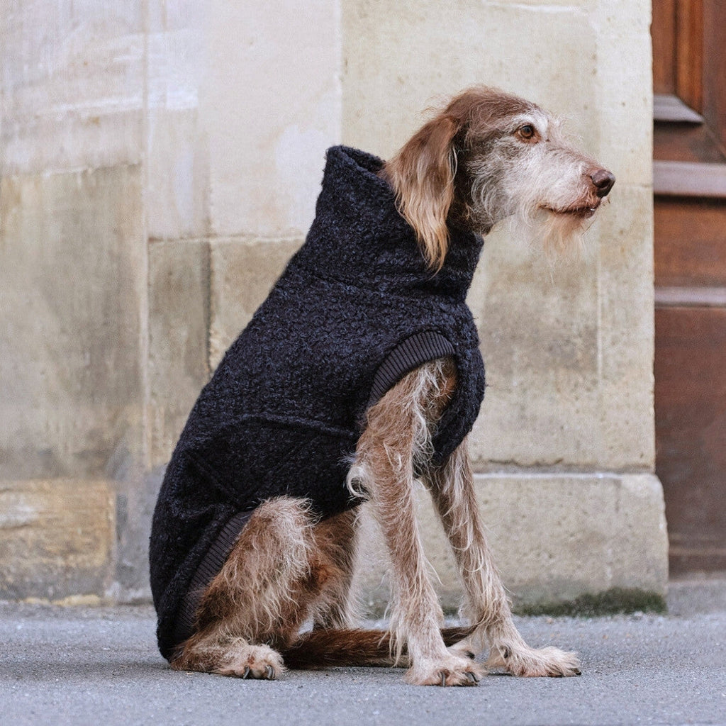 Gotland Anthra Dog Sweater - Cozy Knit