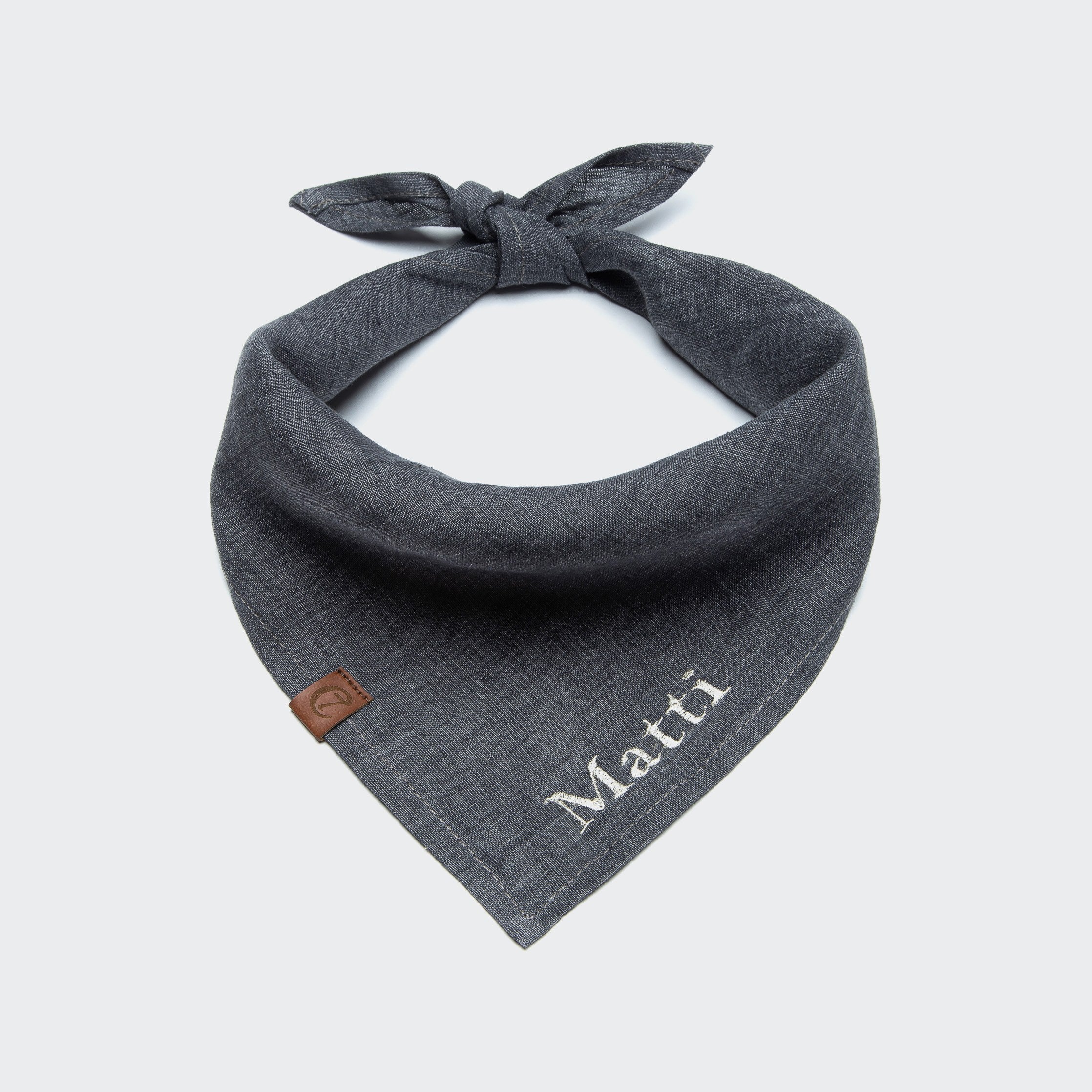 Indigo Personalized Dog Bandana — Customizable Accessory for Your Pup