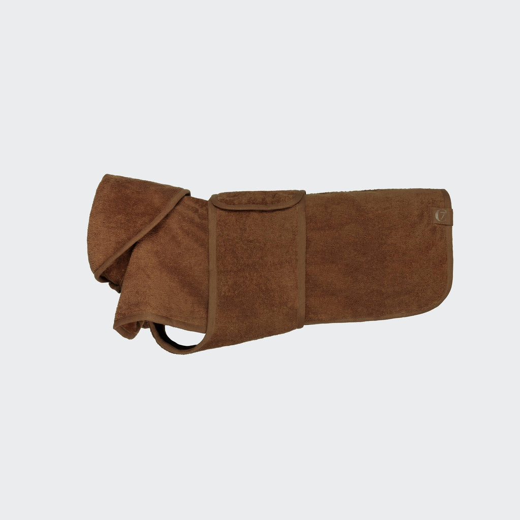 Föhr Caramel Dog Bathrobe – Ultra-Soft, Absorbent Robe for Wet Dogs