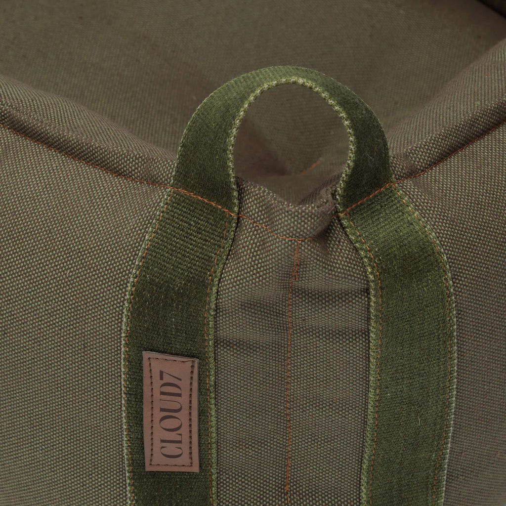 Olive Canvas Dog Bed - Boost