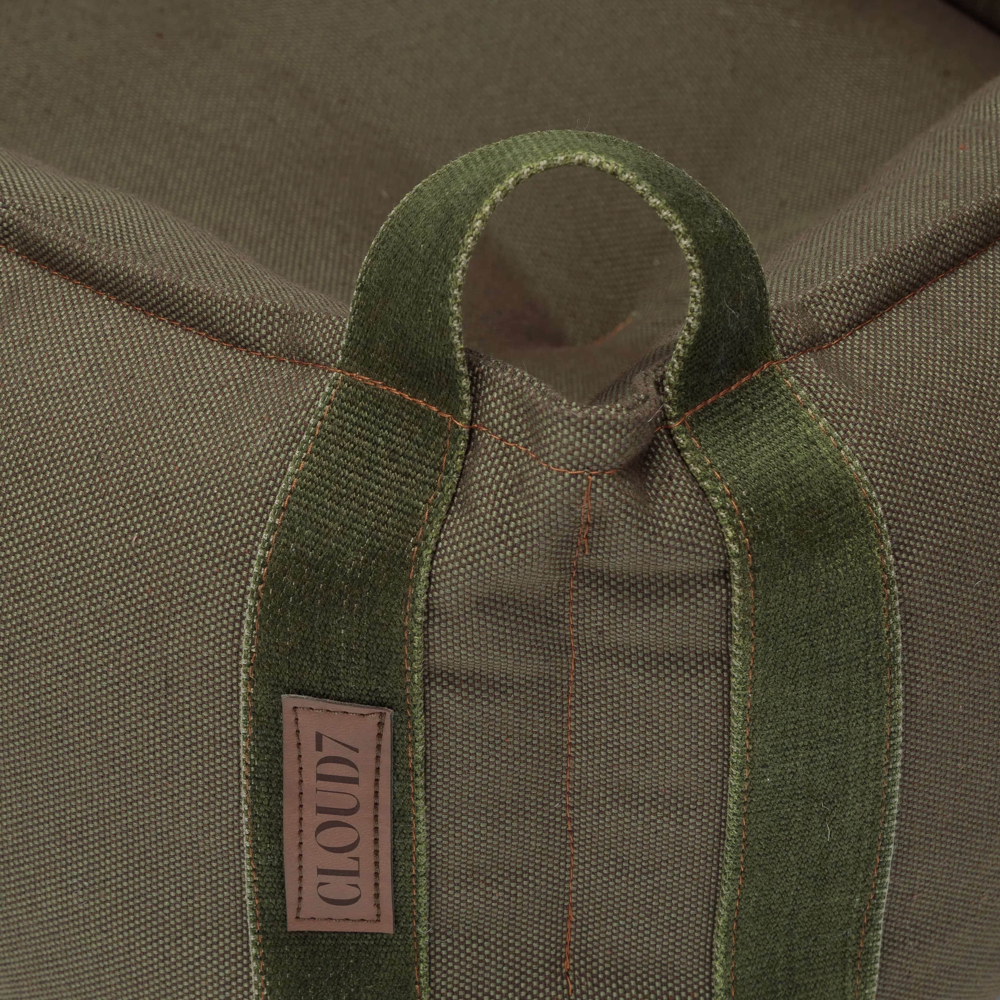 Olive Canvas Dog Bed - Boost