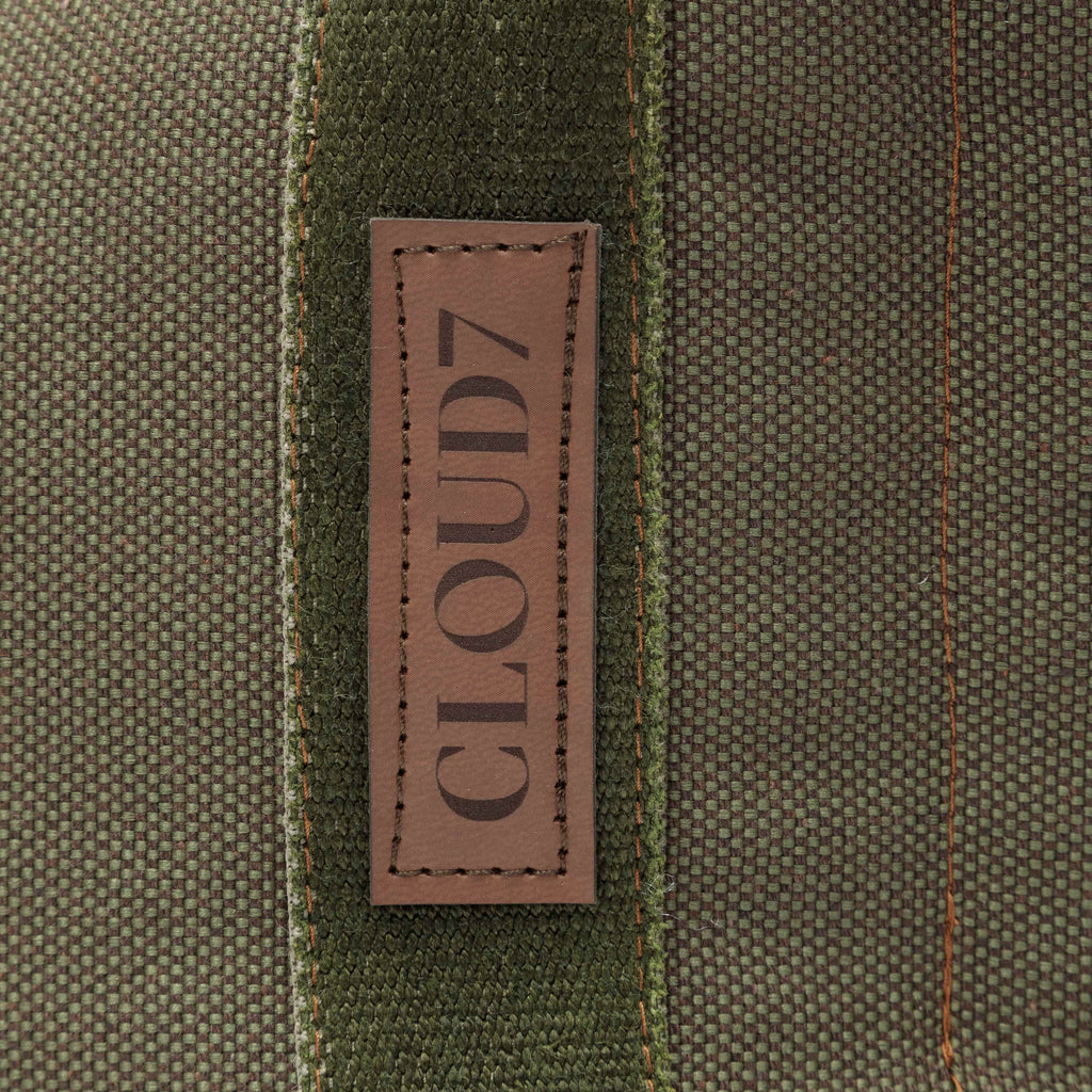 Olive Canvas Dog Bed - Boost