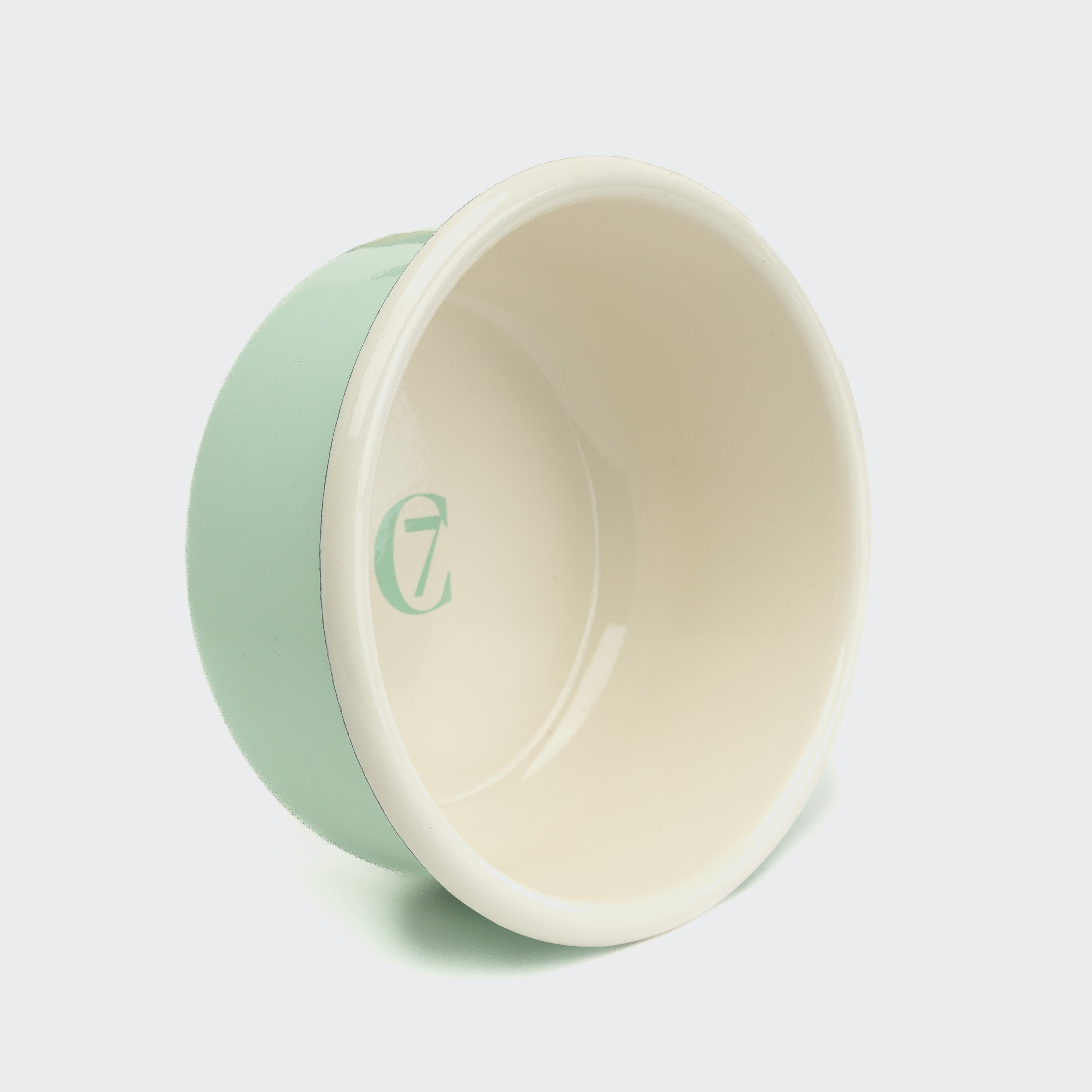Granny's Pastel Green Dog Bowl