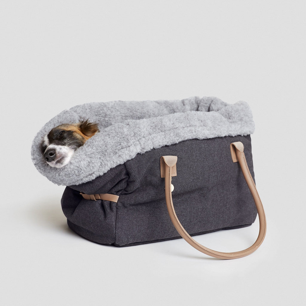 Chic Como Heather Brown Dog Bag