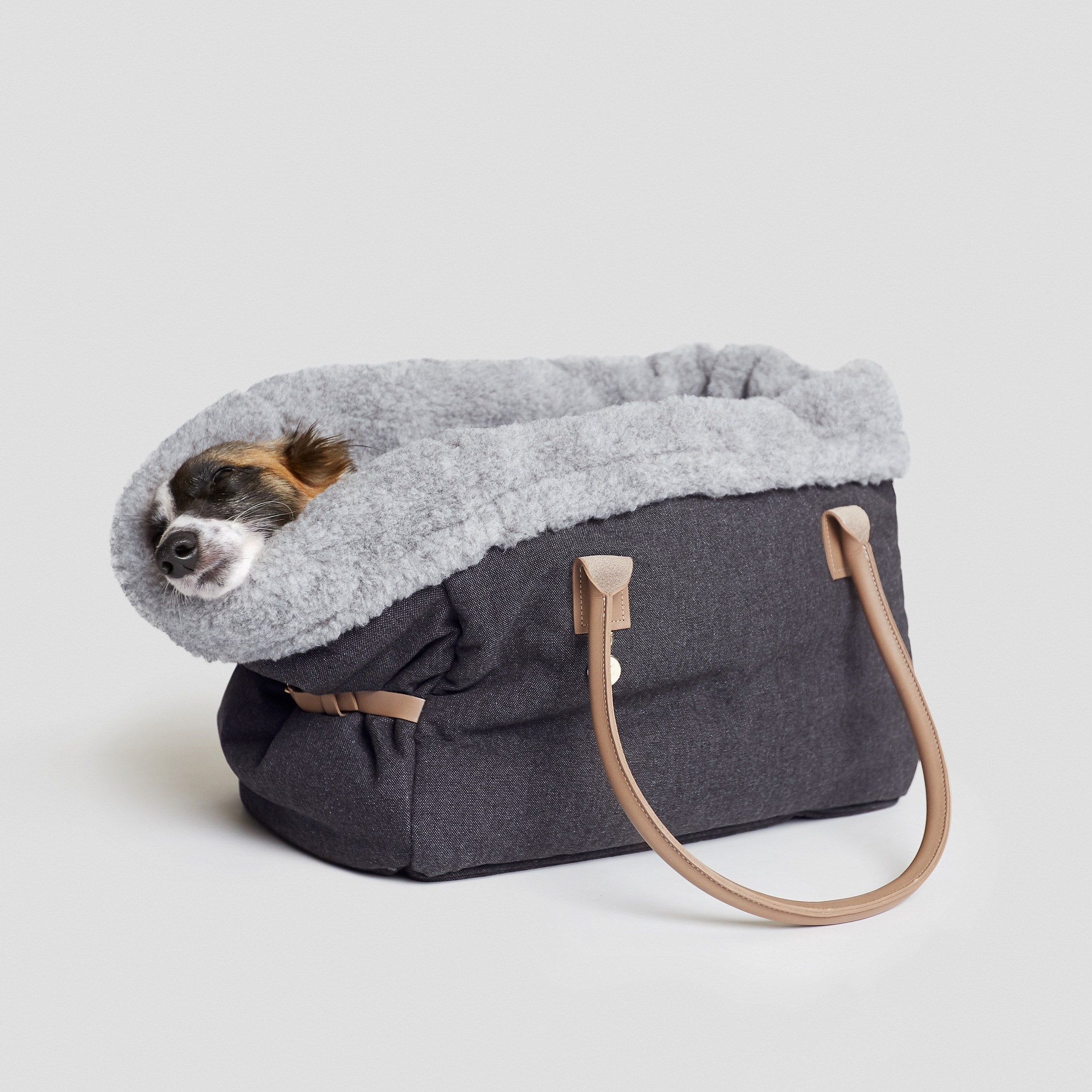 Chic Como Heather Brown Dog Bag