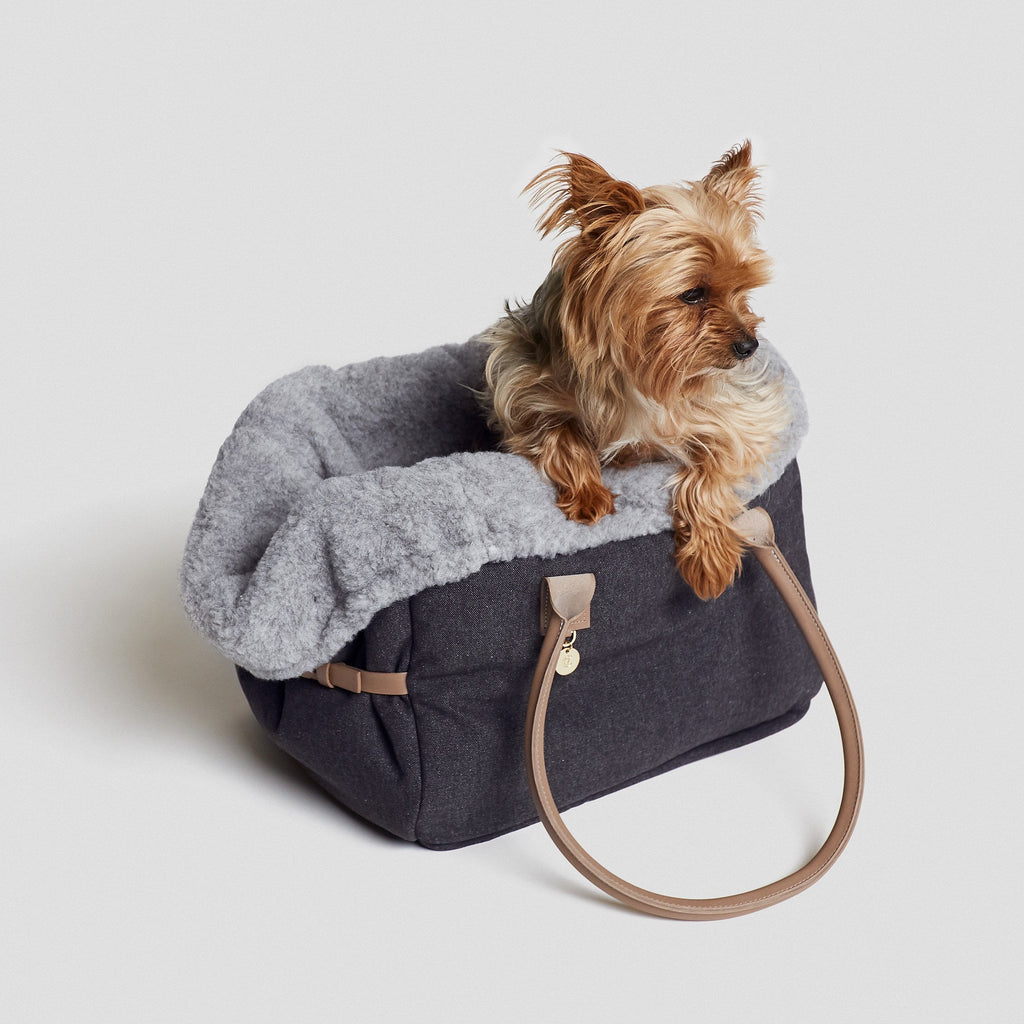 Chic Como Heather Brown Dog Bag