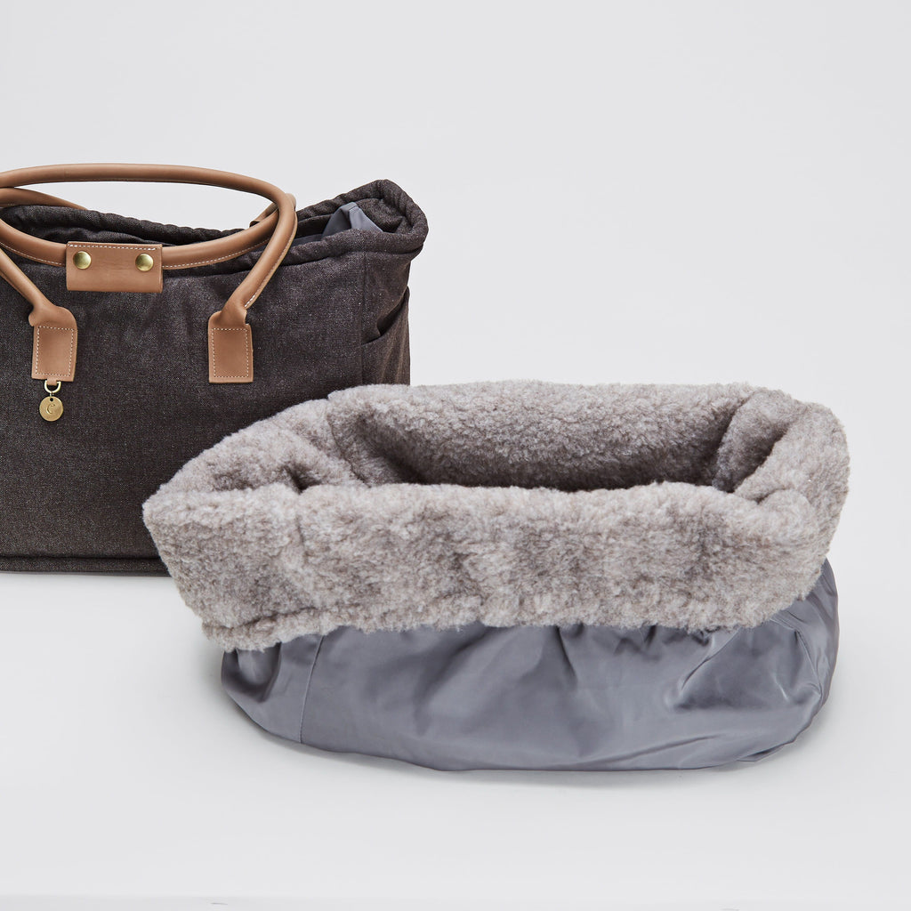 Chic Como Heather Brown Dog Bag