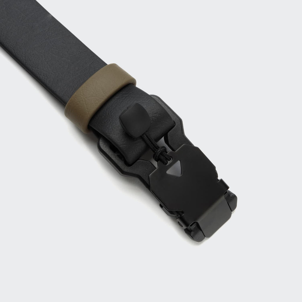 BioThane Ipanema Dog Collar - Black & Olive, Durable & Water-Resistant