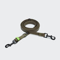 Ipanema BioThane Adjustable Dog Leash - Olive-Neon Green