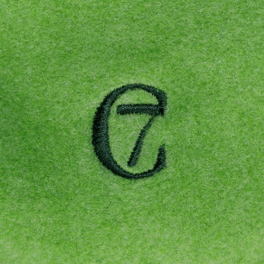 Cozy Dachshund Fleece Sweater in Cornwall Lime Green