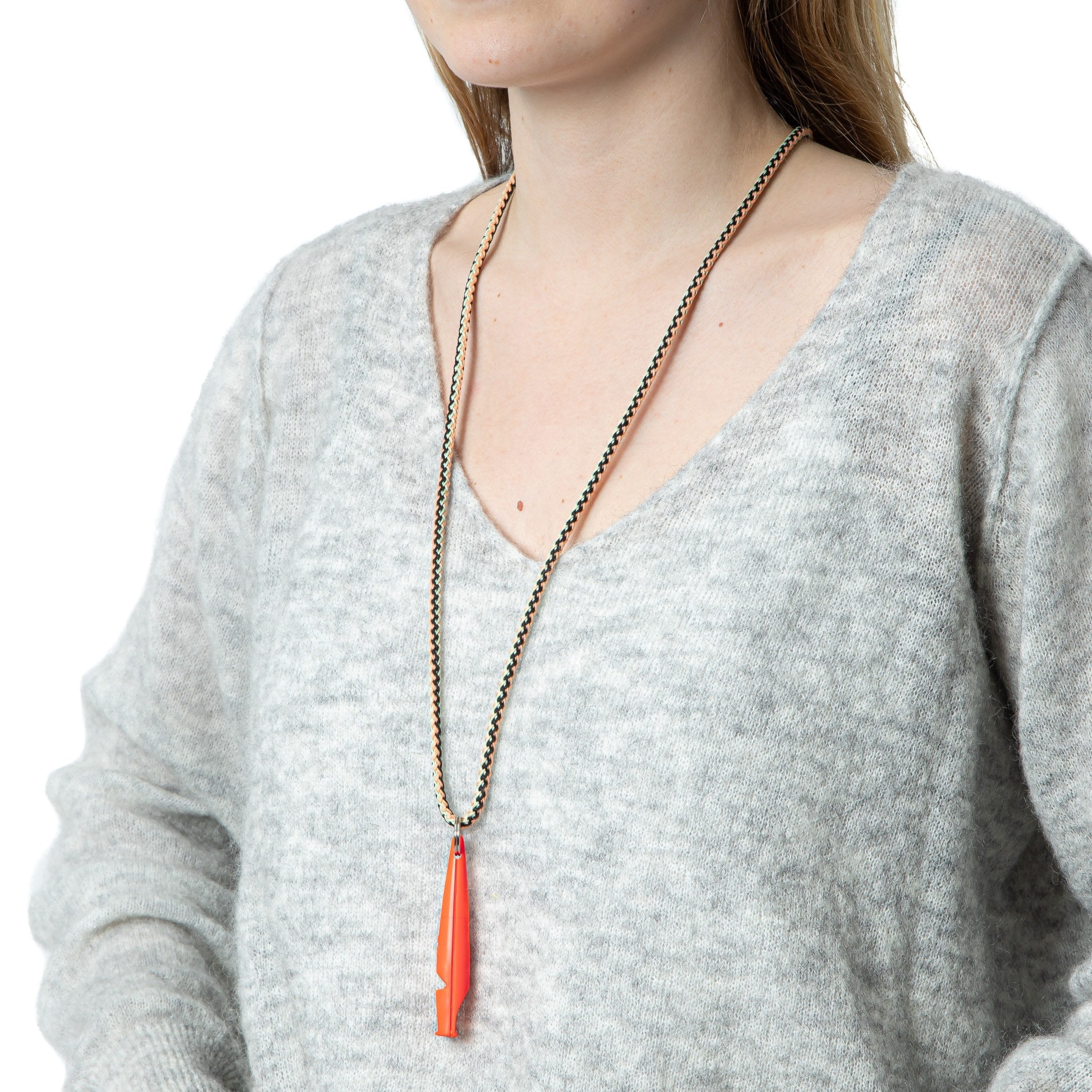 ACME Dog Whistle with Orange Neck Strap