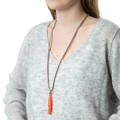 ACME Dog Whistle with Orange Neck Strap