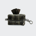 Plaid Green Dog Poop Bag Holder & Dispenser - Convenient & Stylish