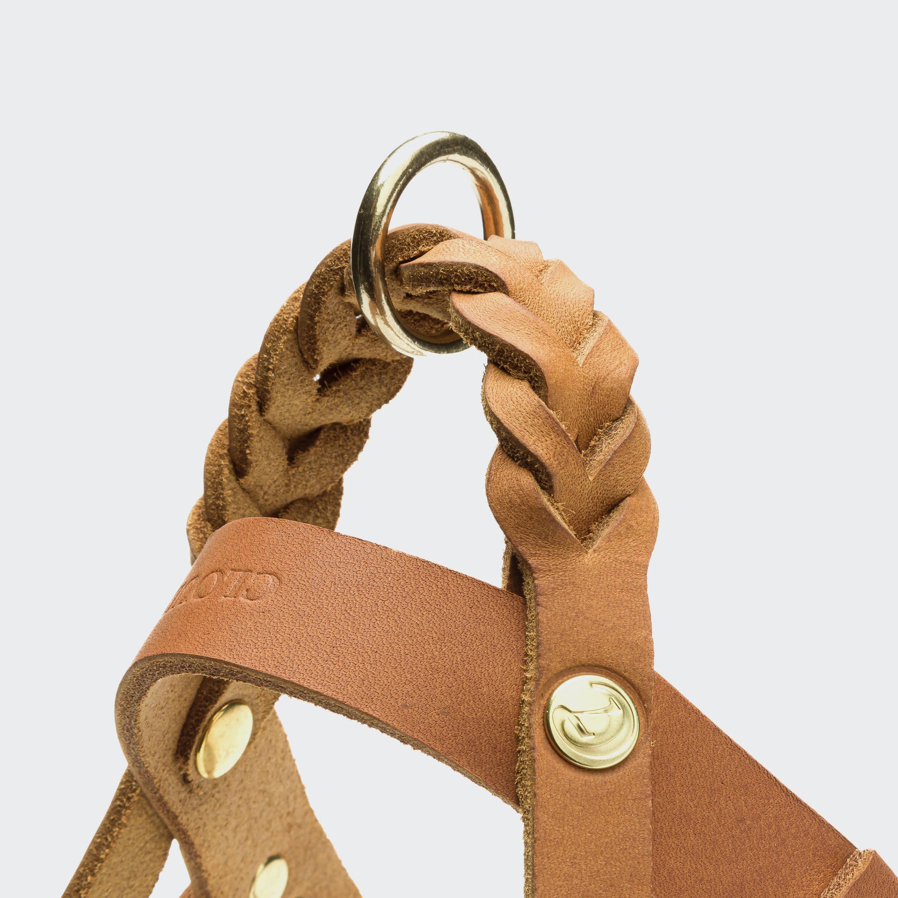 Central Park Camel Gold Dog Harness - Comfortable & Secure