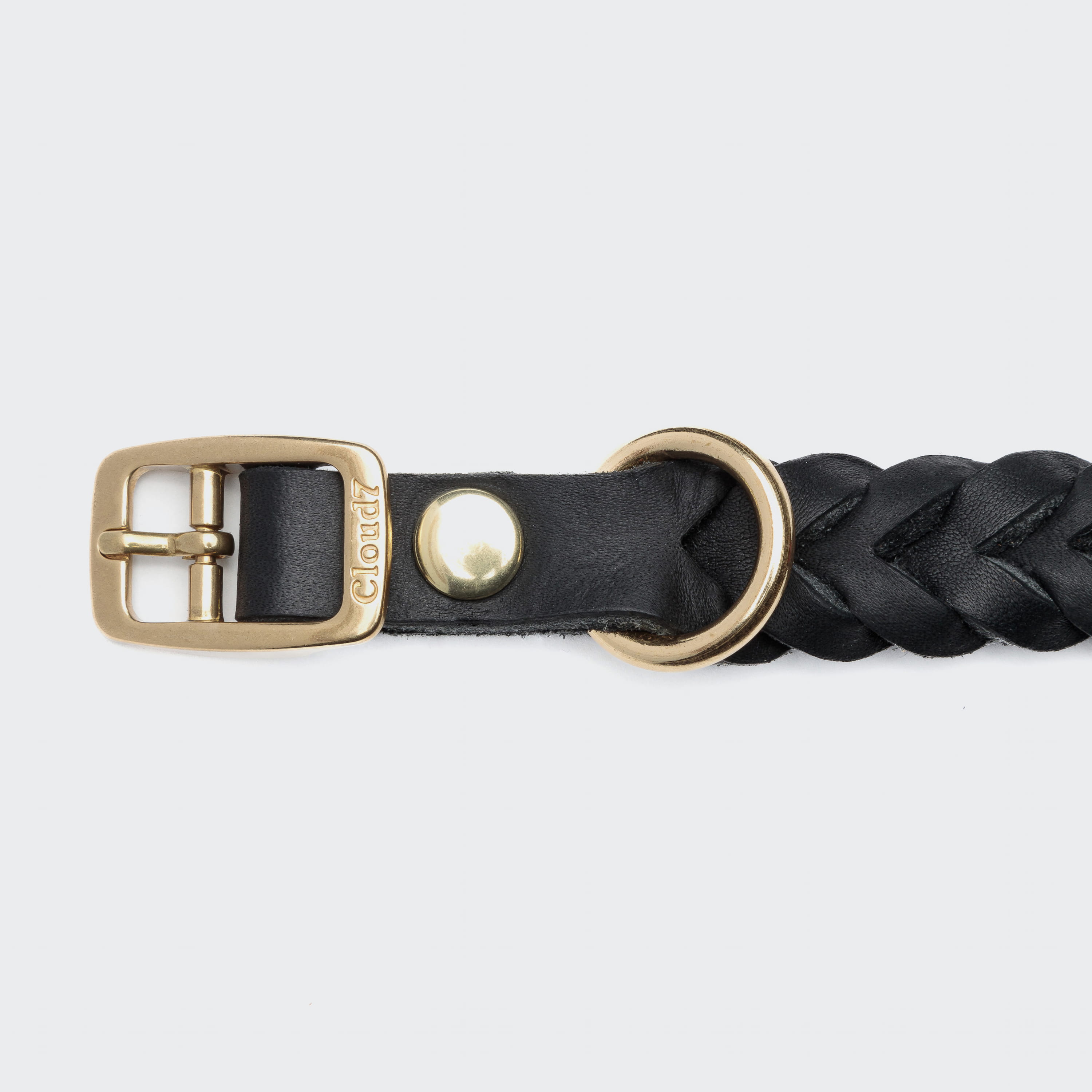 Central Park Black & Gold Dog Collar – Luxurious Style for Your Pup