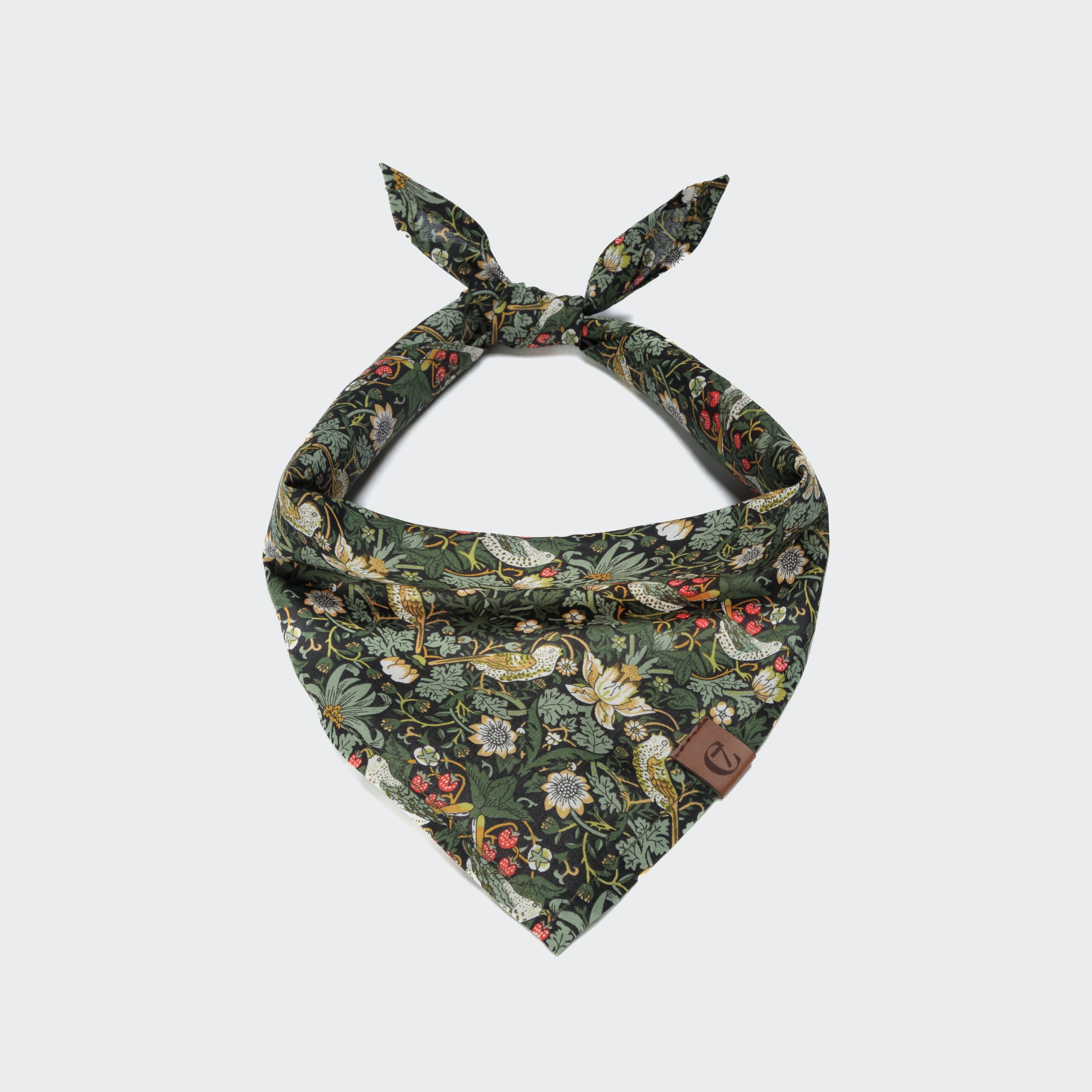 Strawberry Thief Dog Bandana - Adorable Pet Accessory