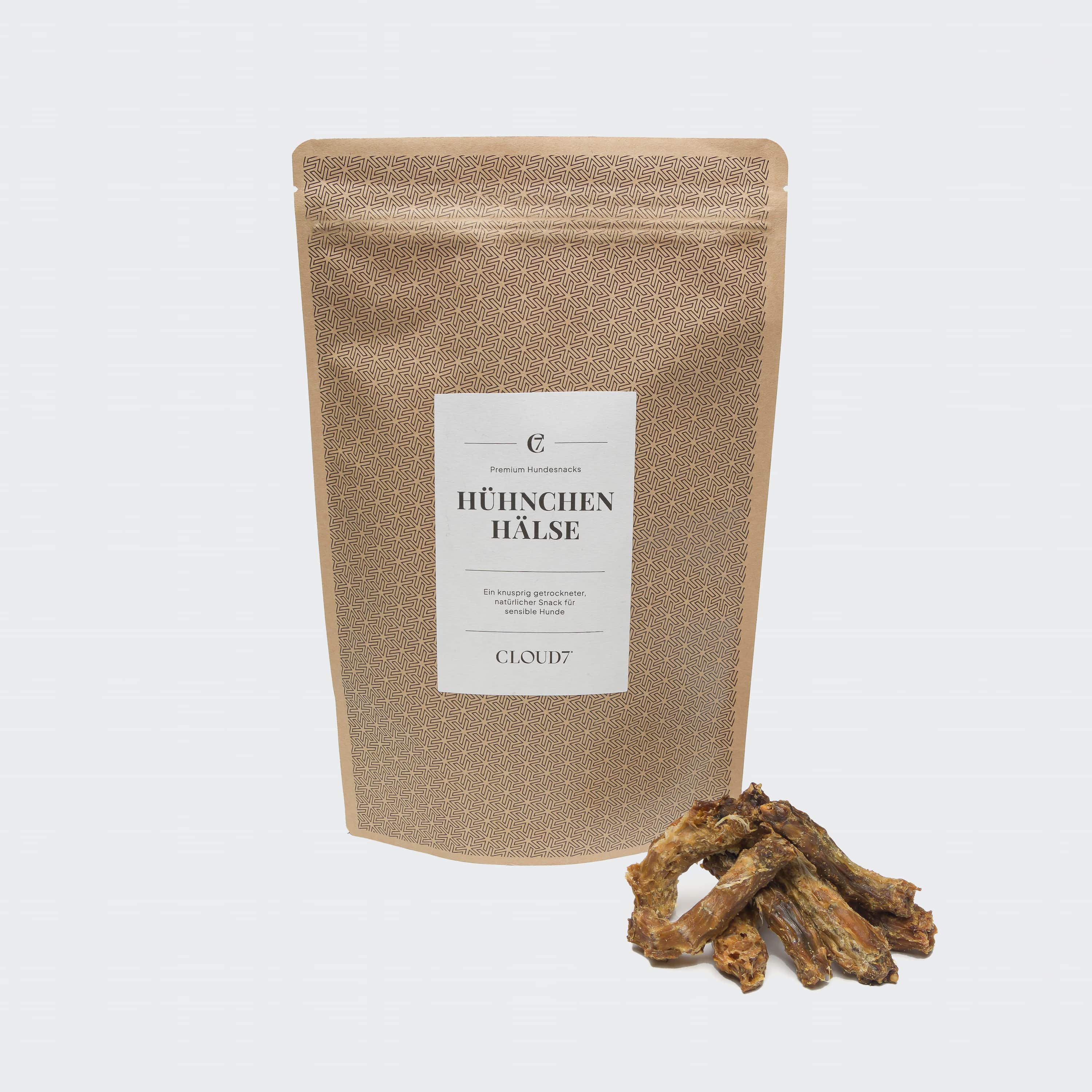 Premium Dried Chicken Necks Dog Treats – 200g