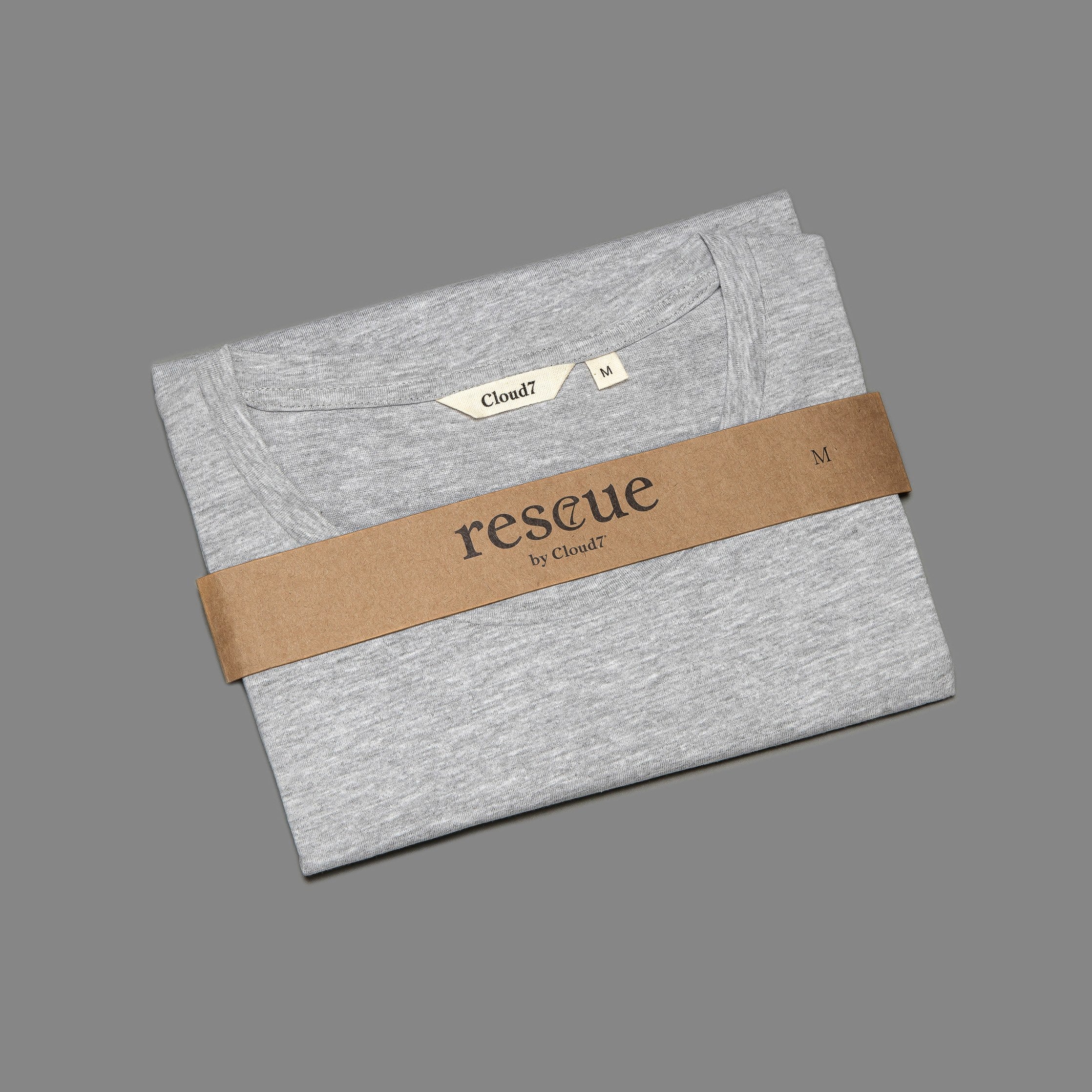 RESC7UE Rainbow Blend T-Shirt – Grey