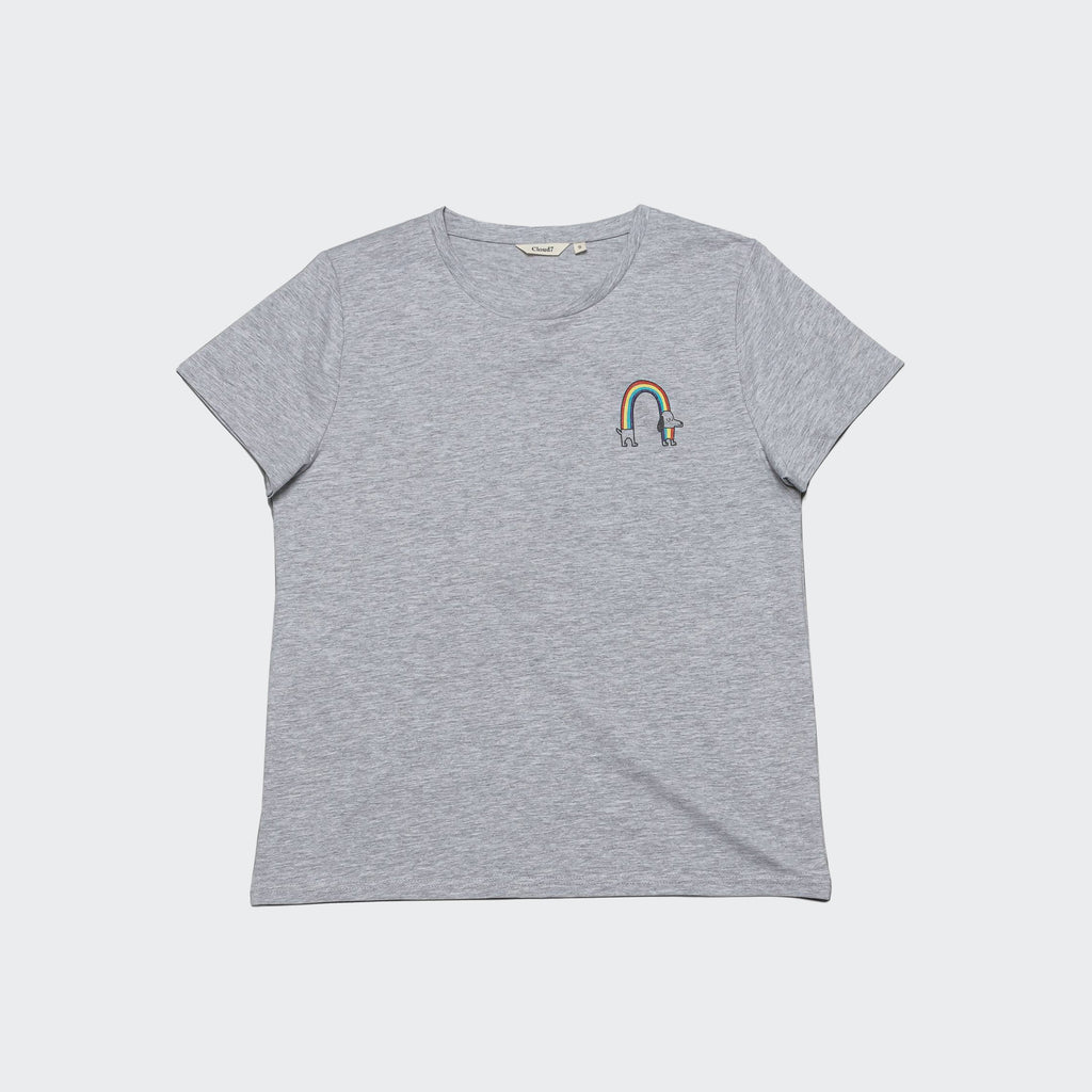 RESC7UE Rainbow Blend T-Shirt – Grey