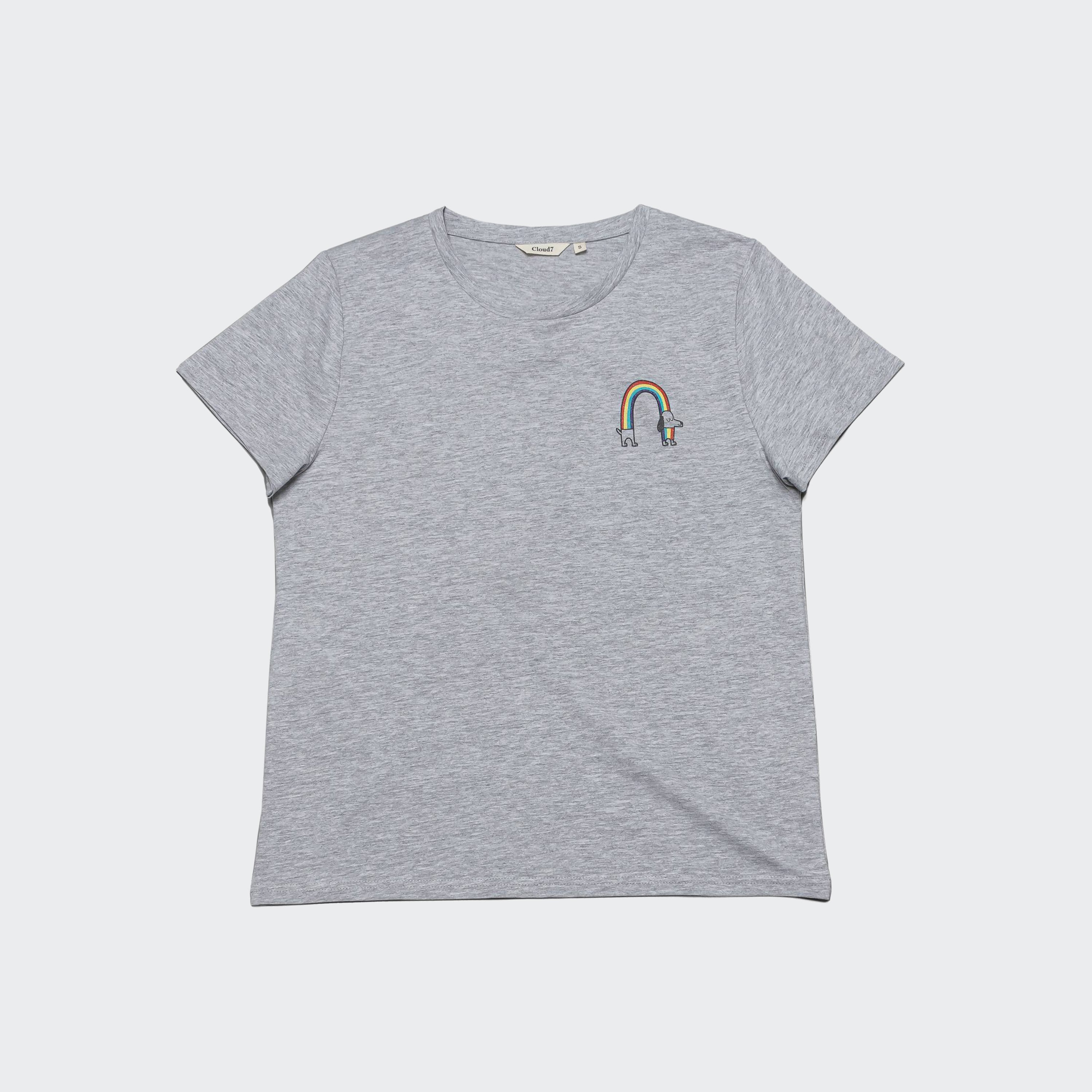 RESC7UE Rainbow Blend T-Shirt – Grey