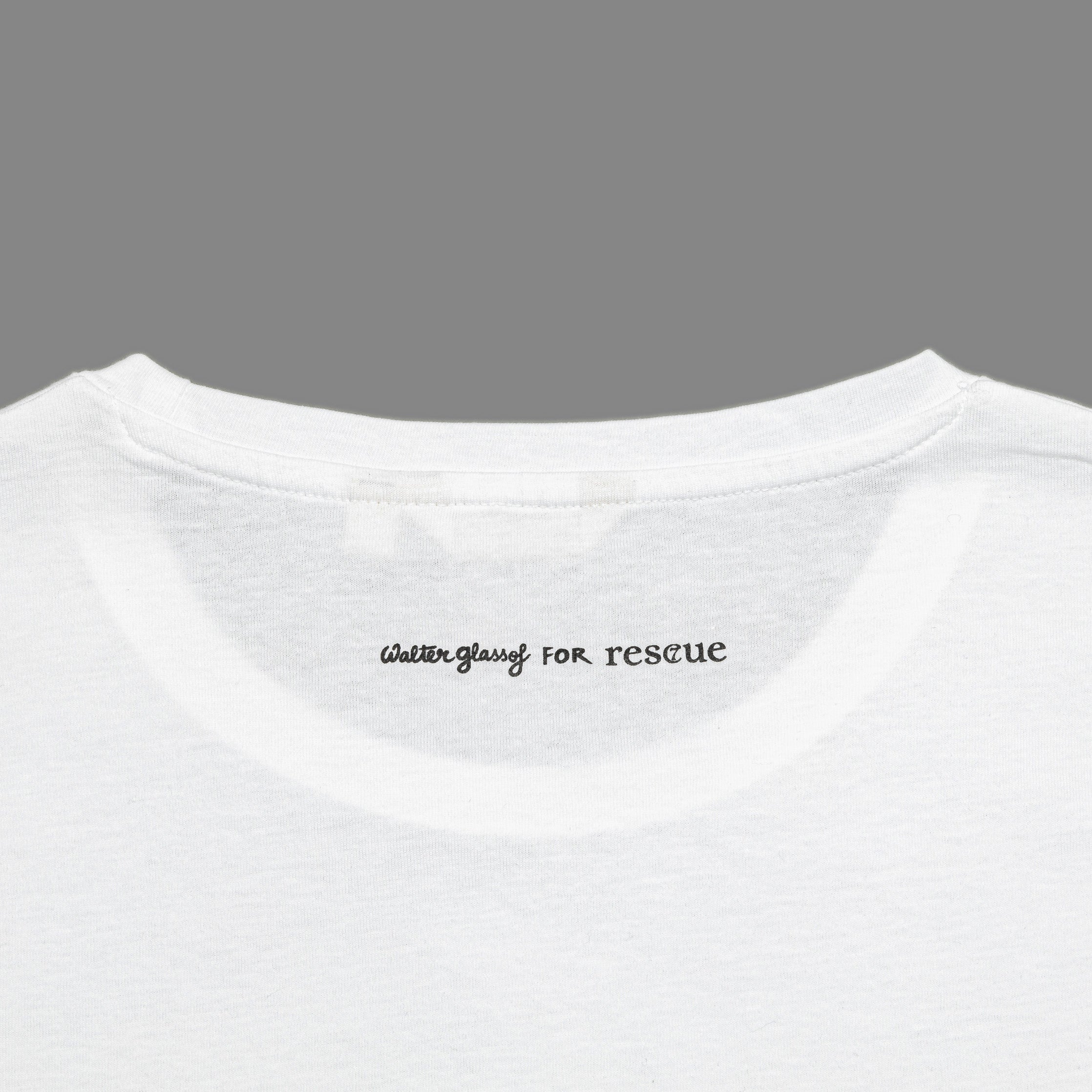 RESCUE T-Shirt – Love White Graphic Tee