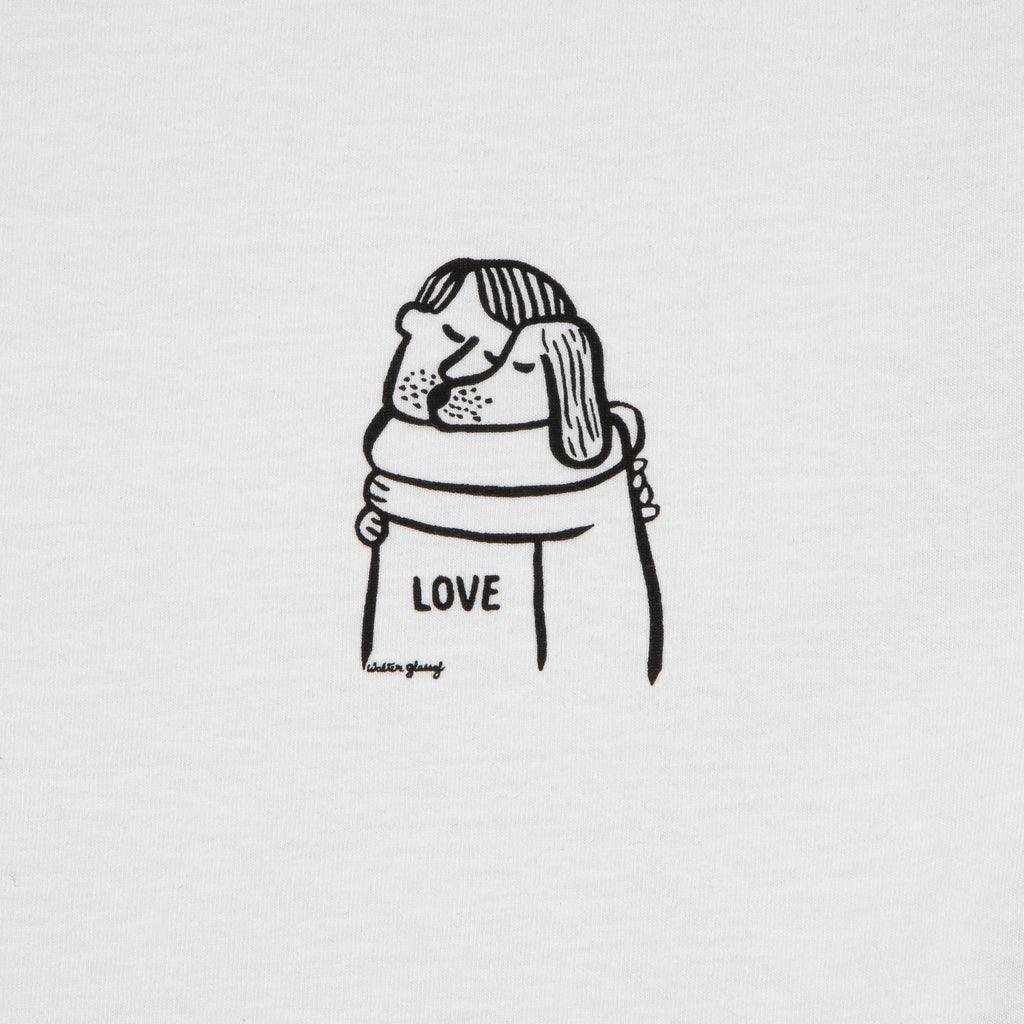 RESCUE T-Shirt – Love White Graphic Tee