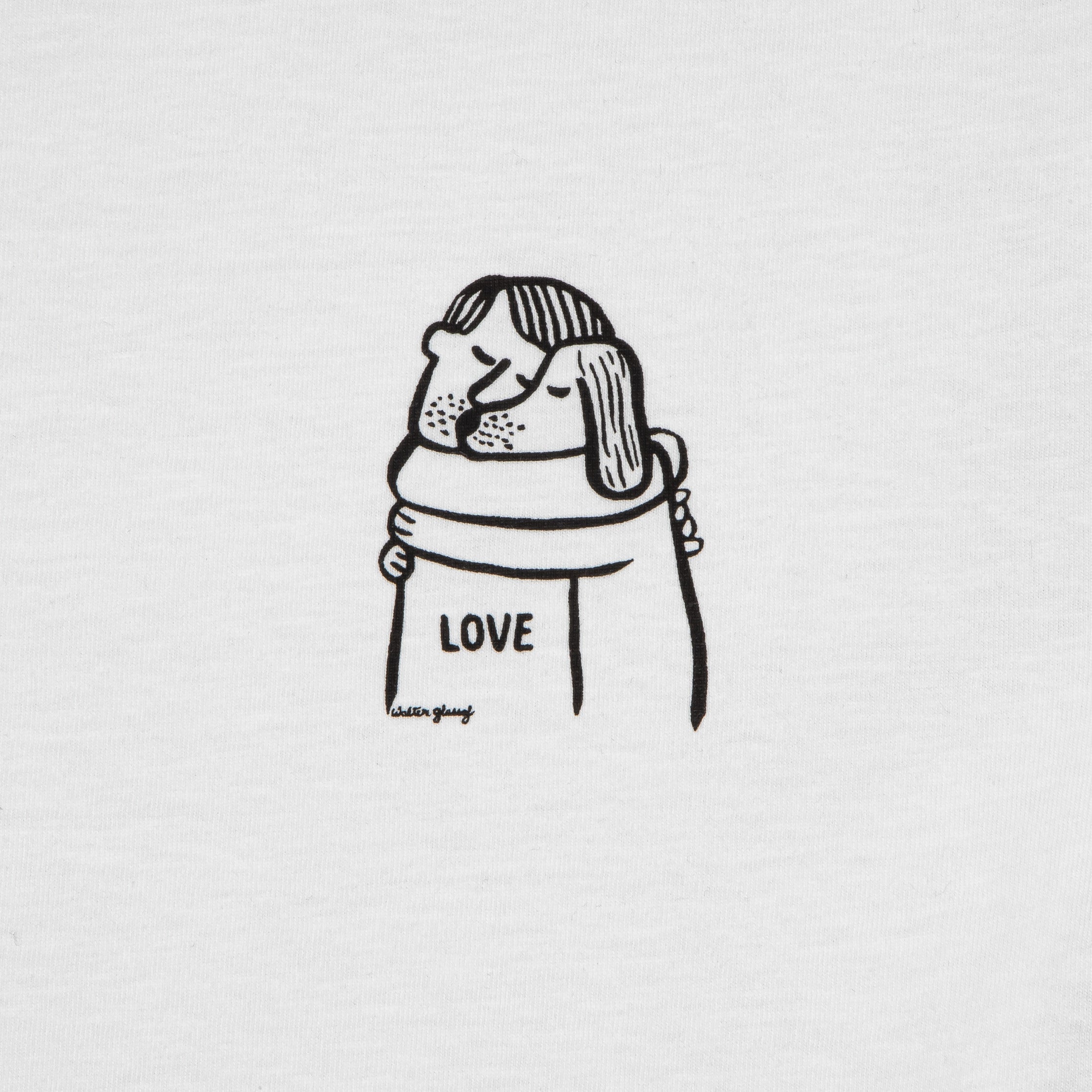RESCUE T-Shirt – Love White Graphic Tee