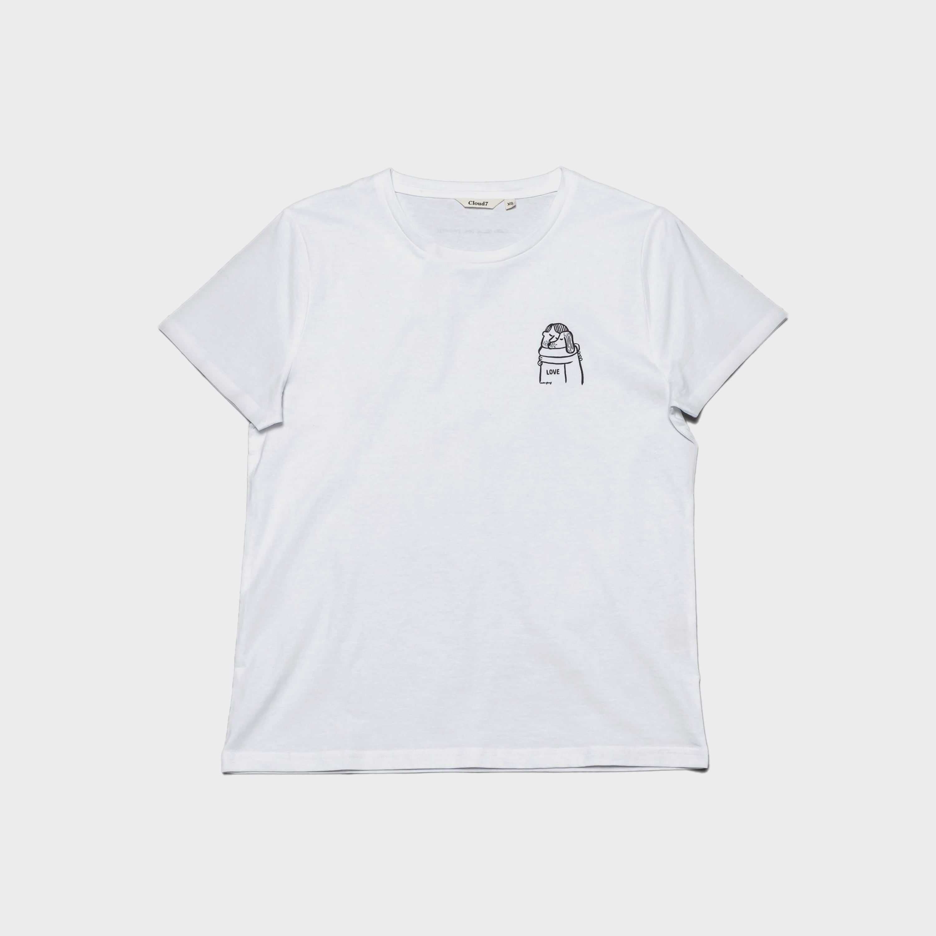 RESCUE T-Shirt – Love White Graphic Tee