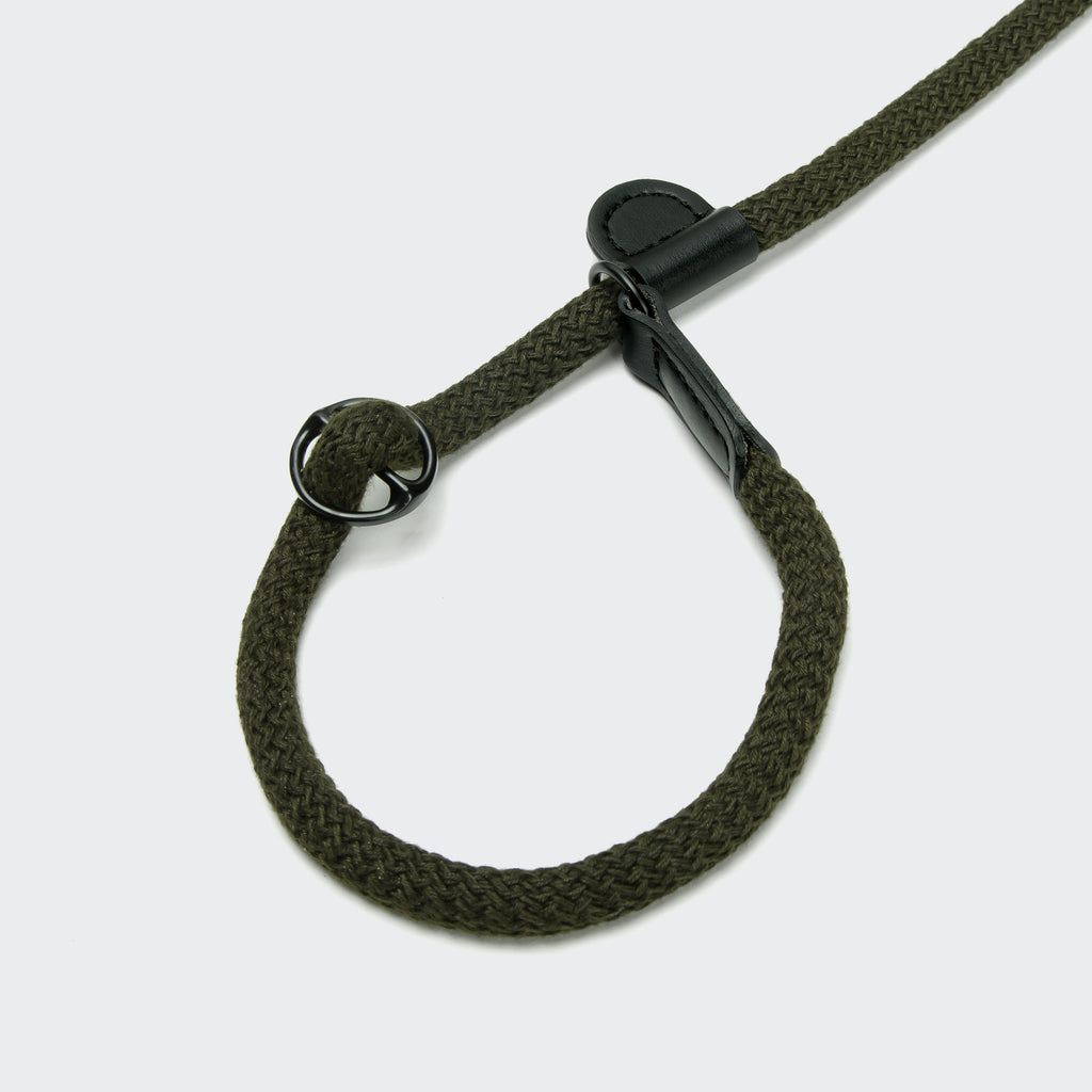 Mauerpark Olive Slip Lead - Comfortable Training Leash for Dogs