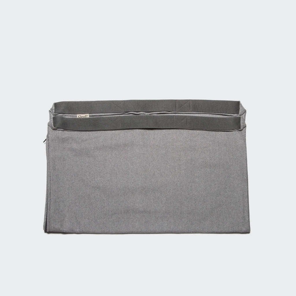 Cozy Siesta Tweed Grey Dog Bed Cover