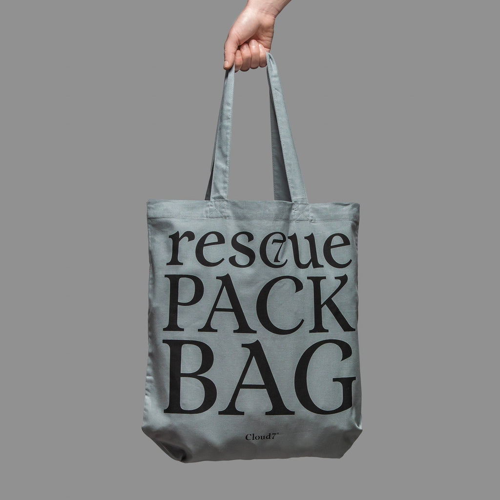 RESC7UE Tote Bag in Dusty Grey